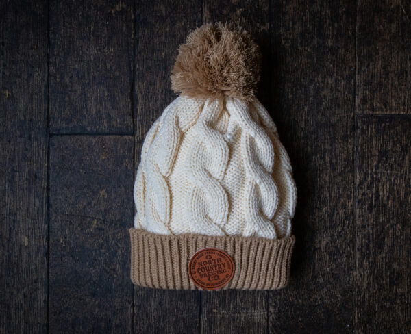 cream/brown-faux-fur-pom-beanie