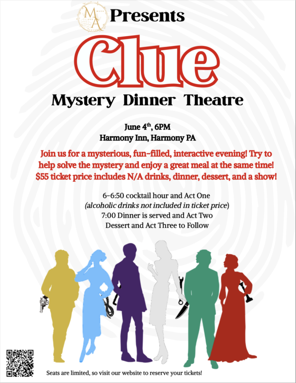 Clue Mystery Dinner Theatre at the Harmony Inn!