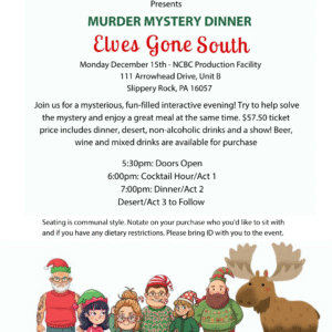 🎄🔍 Murder Mystery Dinner: Elves Gone South