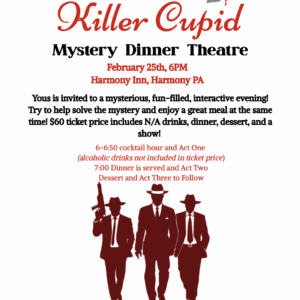 Killer Cupid: Mystery Dinner Theatre at The Harmony Inn
